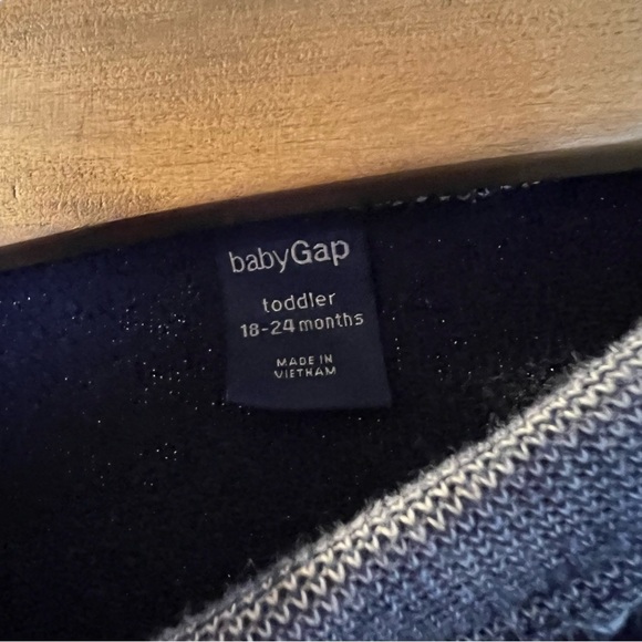 Gap Baby Navy Blue Logo Sweatshirt - Picture 3 of 3